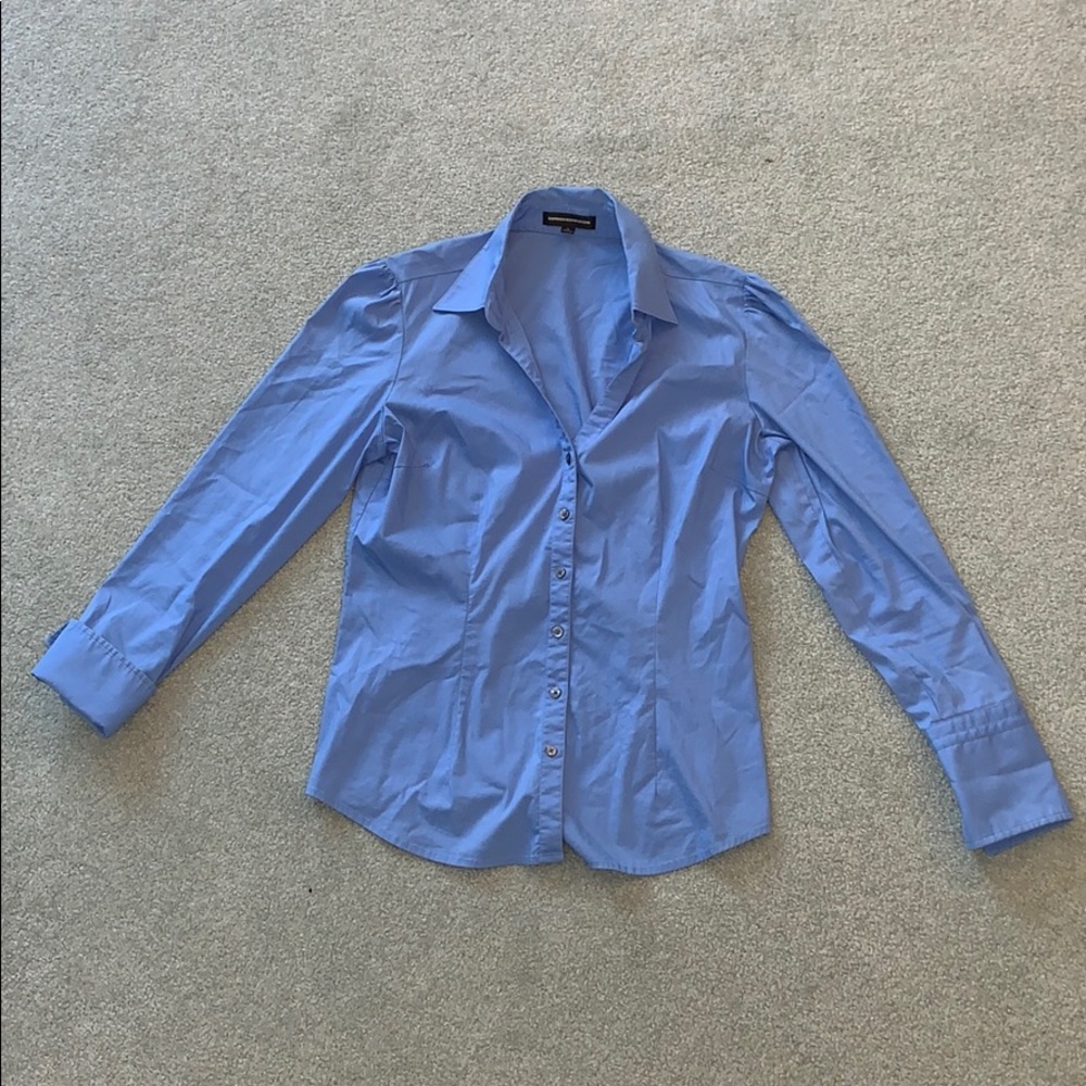 Express - Women’s blue button down